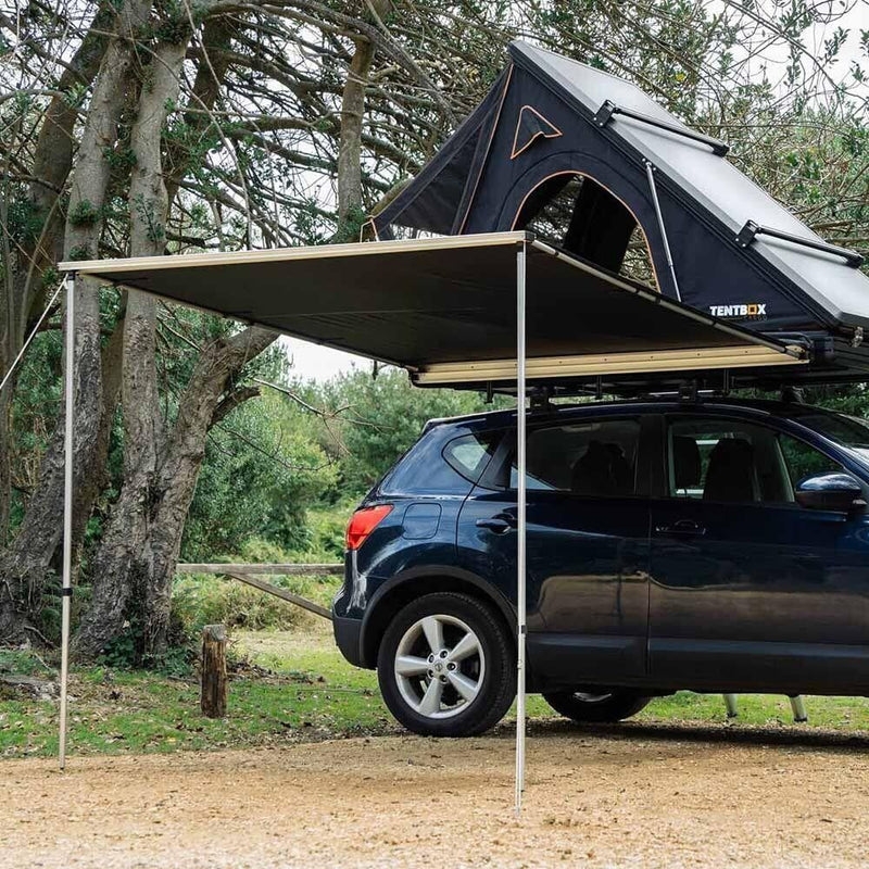 Tentbox TentBox Side Awning Set (Universal Brackets) - TENTBOX - My Roof Tent