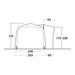 Outwell Crossville 250SA Air Drive-Away Campervan Air Awning 175-200cm - Outwell - My Roof Tent
