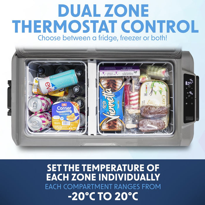 Dellonda Portable Fridge Freezer/Cool Box with LED Display 50L DL14 - Dellonda - My Roof Tent