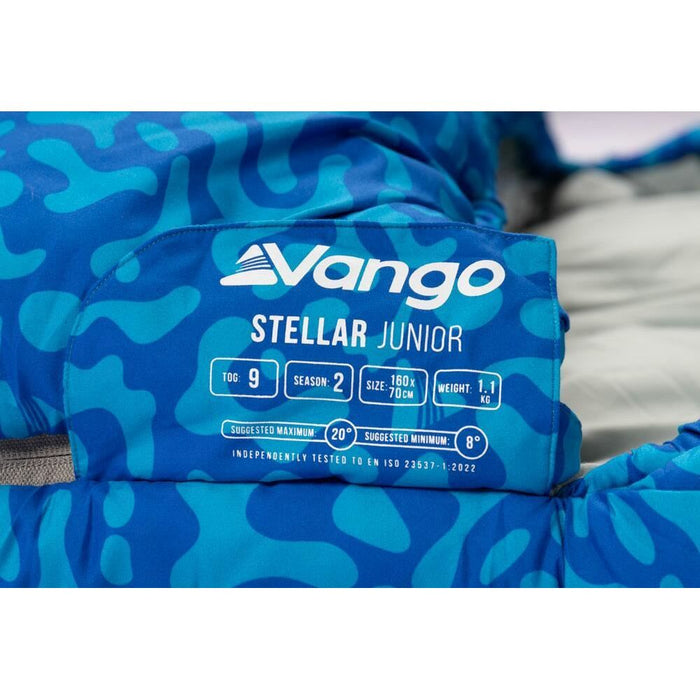 Vango Stellar Junior Sleeping Bag Junior Atlantic Blue - Vango - My Roof Tent