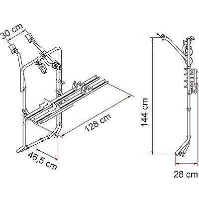 Fiamma Carry Bike VW T5D T6D 2018 Bike Carrier Bicycle Camper Van - Fiamma - My Roof Tent