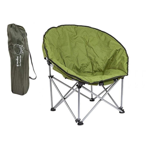 Green Adult Bucket Camping Chair Padded High Back Folding Orca Moon Chair & Bag Twin Pack - Summit - My Roof Tent