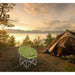 Green Adult Bucket Camping Chair Padded High Back Folding Orca Moon Chair & Bag Twin Pack - Summit - My Roof Tent