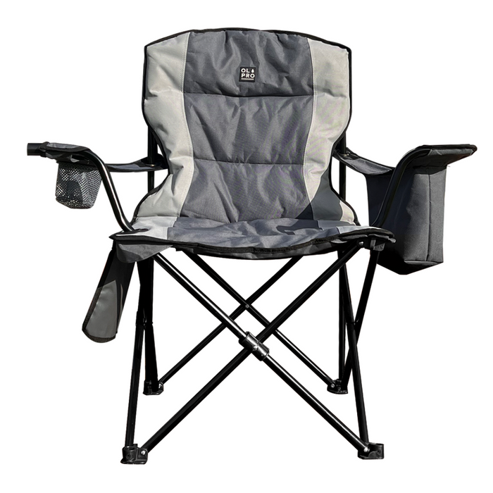 Olpro Henwick Chair Grey & Black - Olpro - My Roof Tent