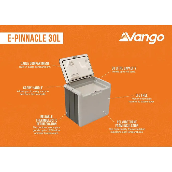 Vango Vango E-Pinnacle 30L Deep Grey - Vango - My Roof Tent