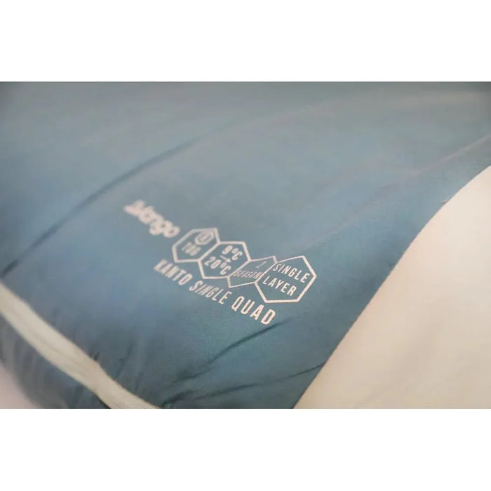 Vango Kanto Single Quad Single Mineral Green Sleeping Bag - Vango - My Roof Tent
