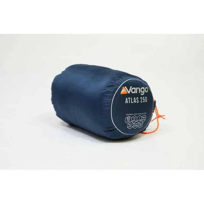 Vango Atlas 250 Ink Blue Sleeping Bag Single - Vango - My Roof Tent