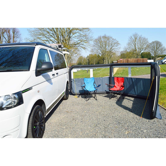 Maypole 3 Panel Inflatable Windbreak 600cm - Maypole - My Roof Tent