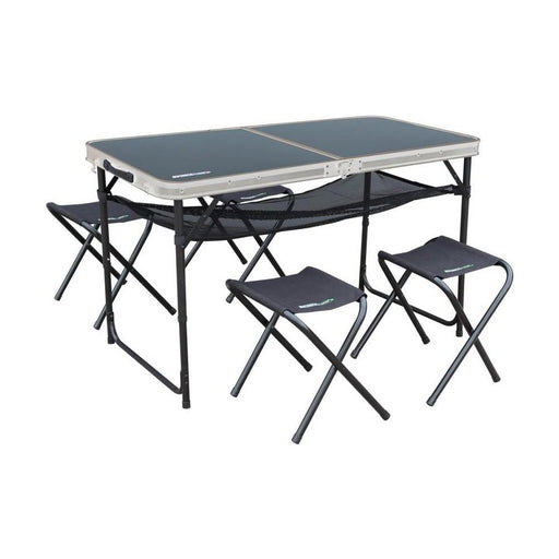 Outdoor Revolution Capri Picnic Table and Stool Set Aluminium Camping - Outdoor Revolution - My Roof Tent