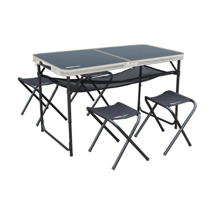 Outdoor Revolution Capri Picnic Table and Stool Set Aluminium Camping - Outdoor Revolution - My Roof Tent
