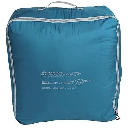 Outdoor Revolution Sun Star Double 400 Sleeping Bag DL Blue Coral - Outdoor Revolution - My Roof Tent