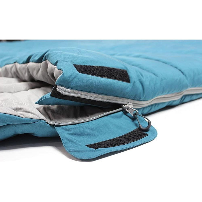 Outdoor Revolution Sun Star Double 400 Sleeping Bag DL Blue Coral - Outdoor Revolution - My Roof Tent