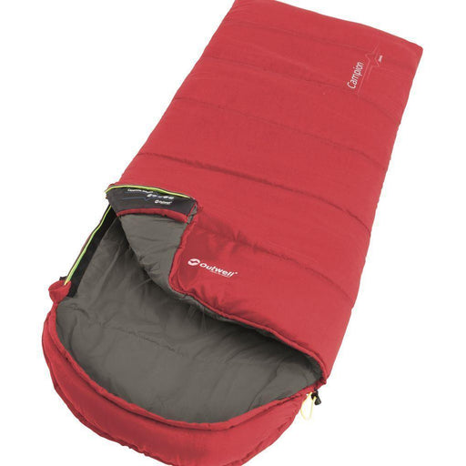 Outwell Campion Junior Kid / Childrens Sleeping Bag Red - 2 Season - Outwell - My Roof Tent