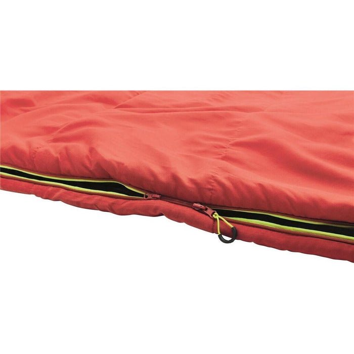 Outwell Celebration Lux Single Sleeping Bag - Red - 2 Season Camping Gear - Outwell - My Roof Tent