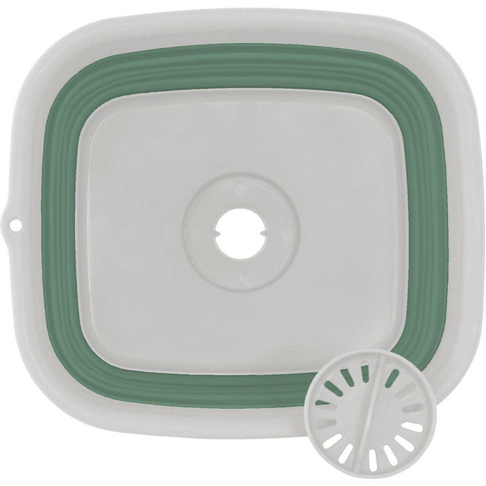 Outwell Collaps Callapsible Wash Bowl with Drain - Shadow Green - Outwell - My Roof Tent