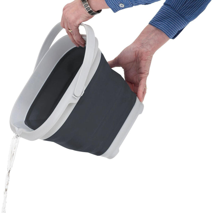 Outwell Collaps Collapsible Bucket Square w/lid Navy Night 9l - Outwell - My Roof Tent