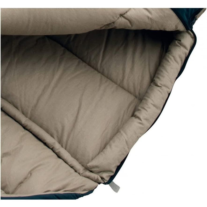 Outwell Constellation Lux Double Luxury 3 - 4 Season Sleeping Bag - Brown - Outwell - My Roof Tent