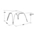 Outwell Event Lounge Medium 3m x 3m Shelter (111362) - Sun/UV Protection - Outwell - My Roof Tent