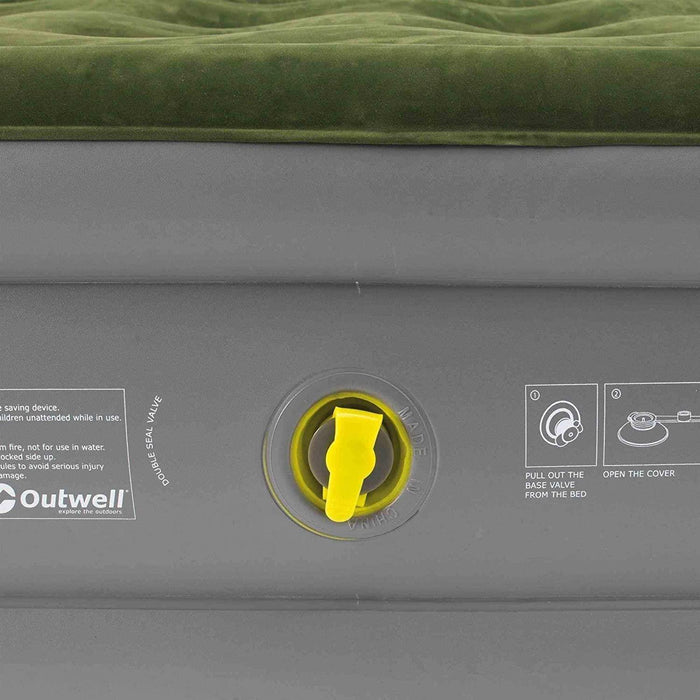 Outwell Flock Excellent Double Airbed Camping Raised High Air Bed Mattress - Outwell - My Roof Tent