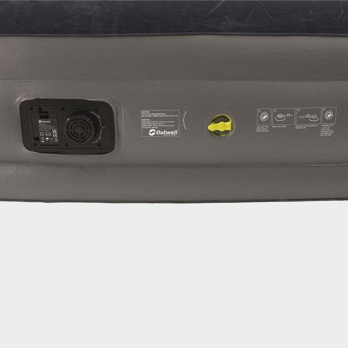 Outwell Flock Superior Single Airbed With Built-In Pump High Raised Air Bed - Outwell - My Roof Tent