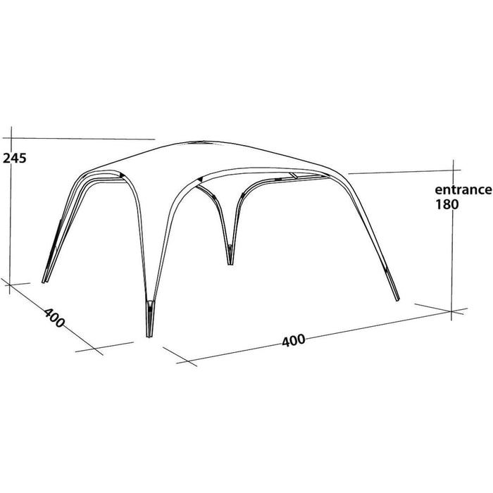 Outwell Summer Lounge XL 3 x 3 Event Shelter Gazeebo with UPF 50+ - Outwell - My Roof Tent
