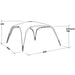 Outwell Summer Lounge XL 3 x 3 Event Shelter Gazeebo with UPF 50+ - Outwell - My Roof Tent