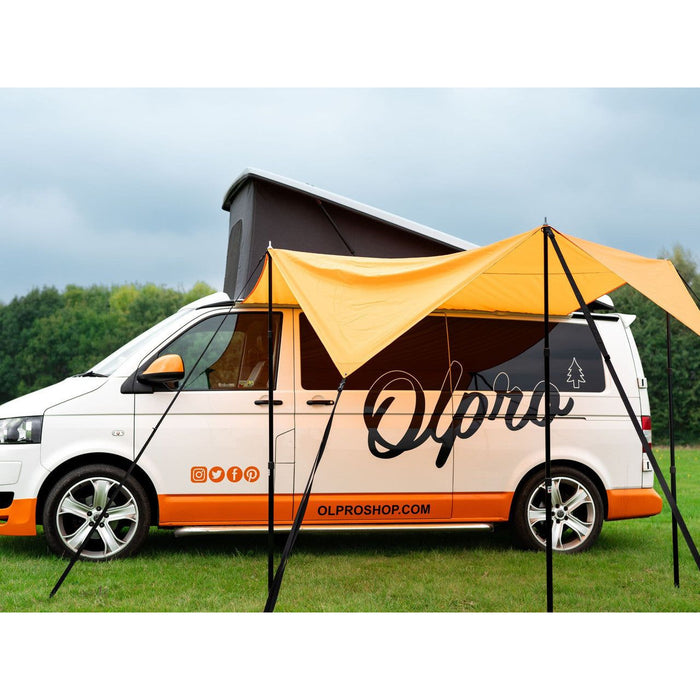 Olpro Rectangle Canopy/Shade (Orange l) - Olpro - My Roof Tent