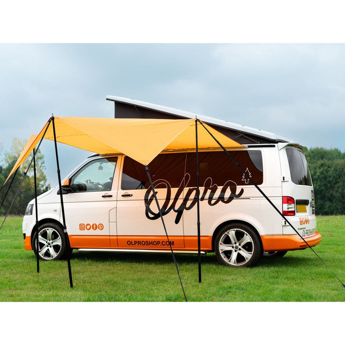Olpro Rectangle Canopy/Shade (Orange l) - Olpro - My Roof Tent