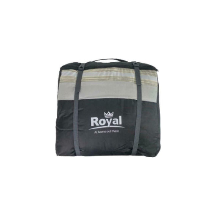 Royal Leisure Sleeping Bag Grey Stripe Premium 60Oz Camping Outdoors Travel Home - Royal - My Roof Tent