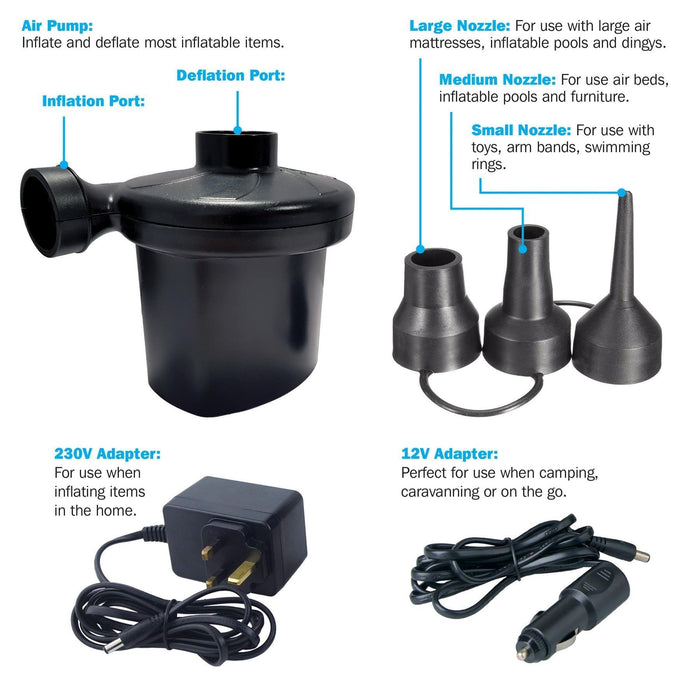 Streetwize 12V Electric Air Pump - Streetwize - My Roof Tent