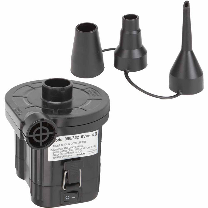 Summit Battery Powered Powerful Air Pump for Air Bed Mattress Inflatables Boat - Summit - My Roof Tent