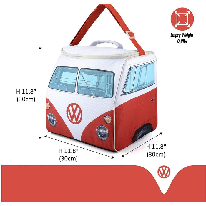 VW Volkswagen Campervan Red 30L Insulated Coolbag Ice Cool Bag Cooler - VW - My Roof Tent